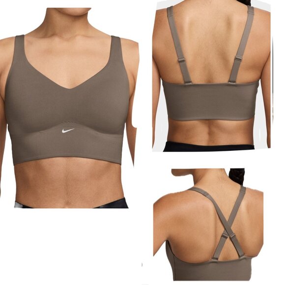 Nike Sports Bra Medium Support Padded Bra Size Small C-E - Picture 1 of 10